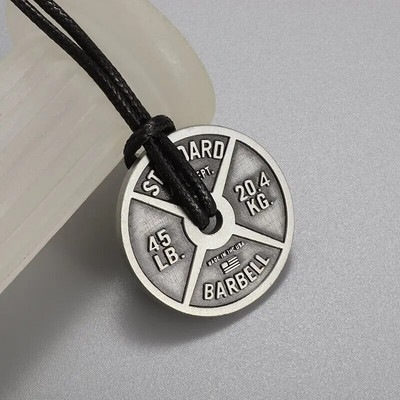 Domineeriv lahe hantli ripats Kaelakee Kangi Fitness Ripats Meeste ja naiste Jõusaali Vabaaja Spordi Ehted