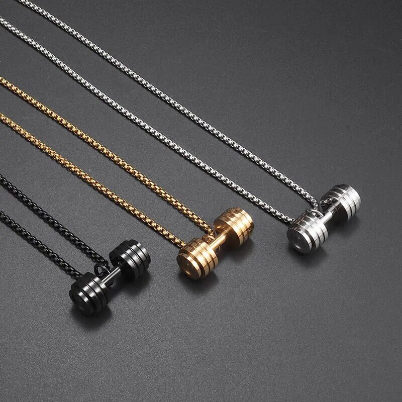 Domineeriv lahe hantli ripats Kaelakee Kangi Fitness Ripats Meeste ja naiste Jõusaali Vabaaja Spordi Ehted