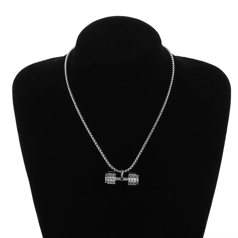 Domineeriv lahe hantli ripats Kaelakee Kangi Fitness Ripats Meeste ja naiste Jõusaali Vabaaja Spordi Ehted