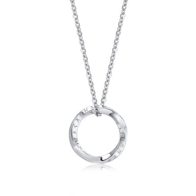 Vnox norvēģu vikingu kulonu kaklarotas, vīriešu savīti nerūsējošā tērauda Mobius trīsstūra šarms, Vegvisir Nordic Valknut ģeometriskā apkakle