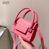 JOZY Mini Cute PU δερμάτινες τσάντες χιαστί για γυναίκες 2023 Μοντέρνα καλοκαιρινή μόδα Τσάντες ώμου επώνυμων σχεδιαστών Τσάντες ώμου και πορτοφόλια
