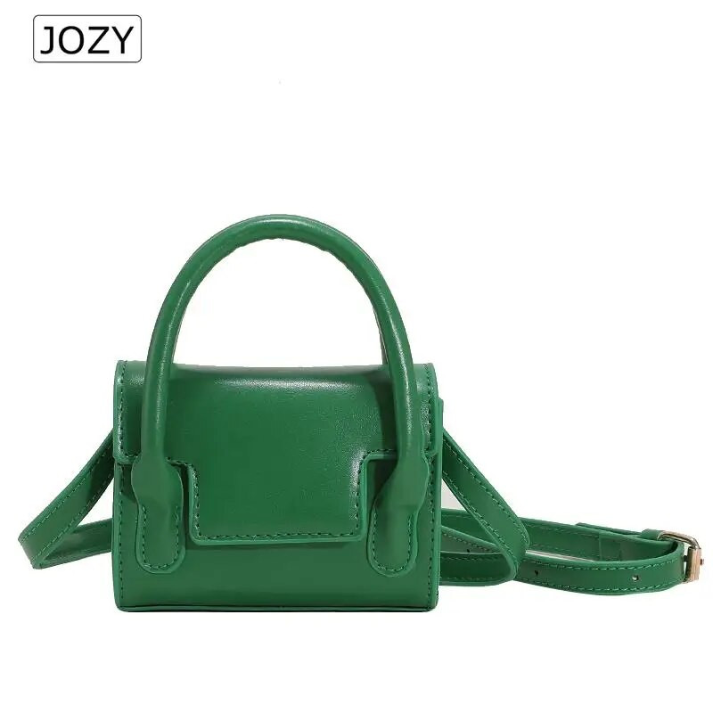 JOZY Mini Cute PU δερμάτινες τσάντες χιαστί για γυναίκες 2023 Μοντέρνα καλοκαιρινή μόδα Τσάντες ώμου επώνυμων σχεδιαστών Τσάντες ώμου και πορτοφόλια