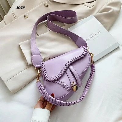 2023. aasta uus suvine lihtne moodne sadula õlakotid Luksuslikud disainer klassikalised Crossbody vabaaja vintage nahast käekotid naistele