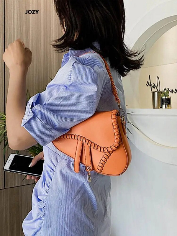 2023. aasta uus suvine lihtne moodne sadula õlakotid Luksuslikud disainer klassikalised Crossbody vabaaja vintage nahast käekotid naistele