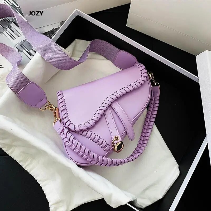 2023. aasta uus suvine lihtne moodne sadula õlakotid Luksuslikud disainer klassikalised Crossbody vabaaja vintage nahast käekotid naistele