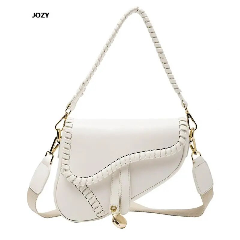 2023. aasta uus suvine lihtne moodne sadula õlakotid Luksuslikud disainer klassikalised Crossbody vabaaja vintage nahast käekotid naistele