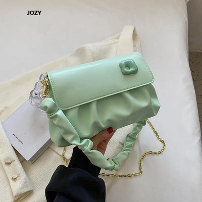 Mitmevärvilised lihtsas stiilis luksuslikud disainiga õlakotid naistele 2023. aasta uus suvine moekett Crossbody vabaaja nahast käekotid