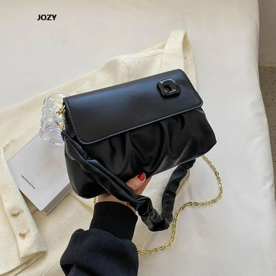 Mitmevärvilised lihtsas stiilis luksuslikud disainiga õlakotid naistele 2023. aasta uus suvine moekett Crossbody vabaaja nahast käekotid