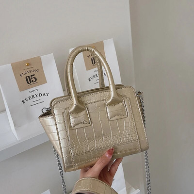 Mini ketiga krokodillimustriga naiste õlakotid 2023. aasta moodne PU-nahast kaubamärk Deginer Crossbody kott Naiste käekottide kandikud