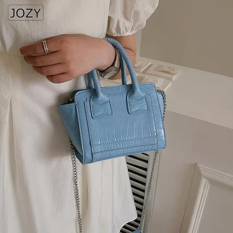 Mini ketiga krokodillimustriga naiste õlakotid 2023. aasta moodne PU-nahast kaubamärk Deginer Crossbody kott Naiste käekottide kandikud