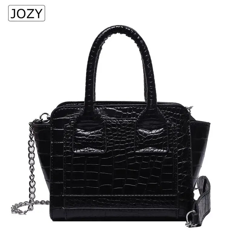 Mini ketiga krokodillimustriga naiste õlakotid 2023. aasta moodne PU-nahast kaubamärk Deginer Crossbody kott Naiste käekottide kandikud