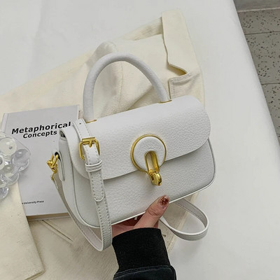 Klassikaline ja lihtsa stiiliga täisnahast käekott Luksusliku disainiga uus mitmekülgne Crossbody kott suvine vabaaja trendikas naiste õlg