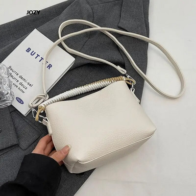 Bucket Crossbody Bag Casual Classic Moterims Paprastas Stilius Prabangus Dizaineris Nauja Universali rankinė 2023 Vasaros Daugiaspalvė Pečiai