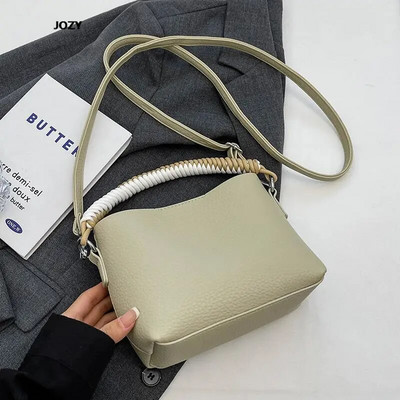 Bucket Crossbody Bag Casual Classic Moterims Paprastas Stilius Prabangus Dizaineris Nauja Universali rankinė 2023 Vasaros Daugiaspalvė Pečiai