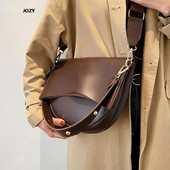 Vintage klassikaline sadulakott naistele, luksuslik disainer 2023, uus vabaaja nahast õlg, suvine mood naiste käekott, PU