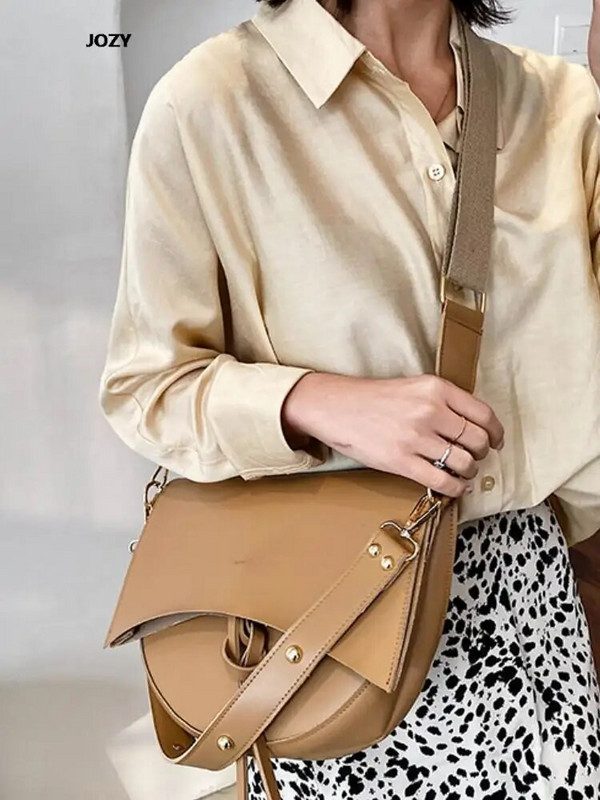 Vintage klassikaline sadulakott naistele, luksuslik disainer 2023, uus vabaaja nahast õlg, suvine mood naiste käekott, PU