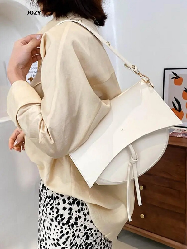 Vintage klassikaline sadulakott naistele, luksuslik disainer 2023, uus vabaaja nahast õlg, suvine mood naiste käekott, PU