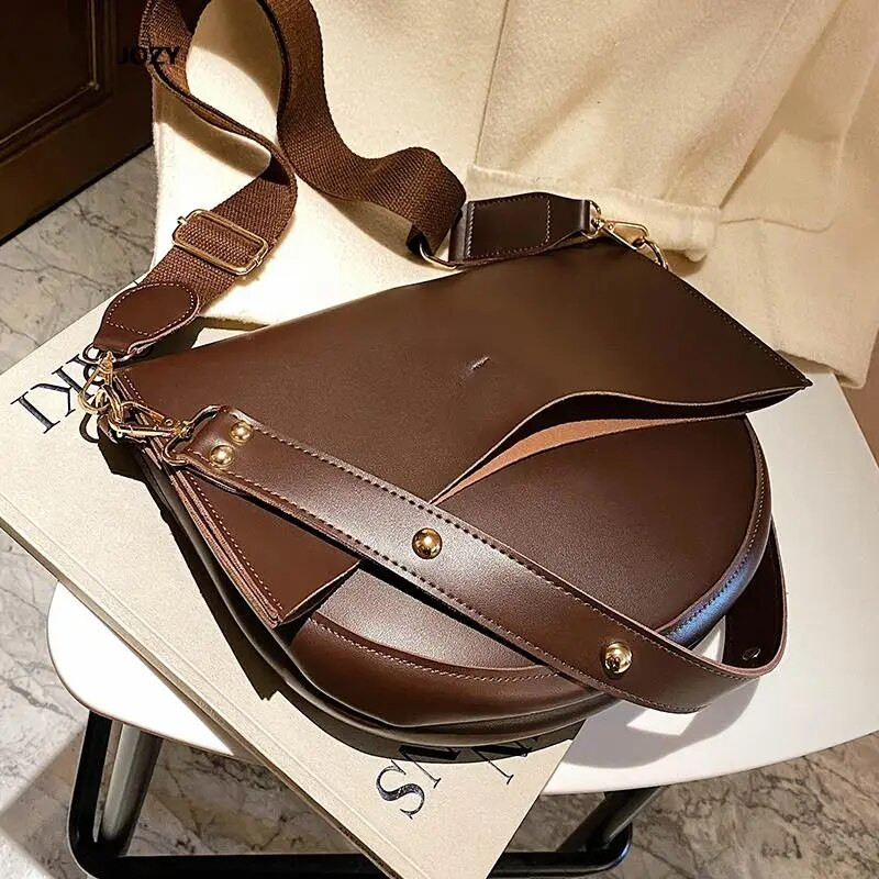 Vintage klassikaline sadulakott naistele, luksuslik disainer 2023, uus vabaaja nahast õlg, suvine mood naiste käekott, PU