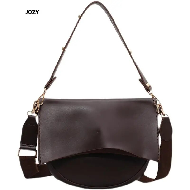 Vintage klassikaline sadulakott naistele, luksuslik disainer 2023, uus vabaaja nahast õlg, suvine mood naiste käekott, PU