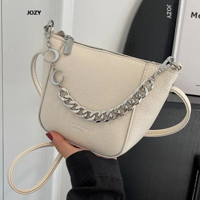 Kryžminiai krepšiai moterims Prabangus dizaineris 2023 m. vasaros mados grandinėlės rankinės Naujos madingos mažos moteriškos piniginės odinės mielos
