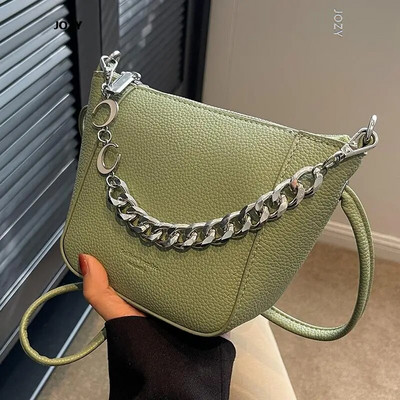 Kryžminiai krepšiai moterims Prabangus dizaineris 2023 m. vasaros mados grandinėlės rankinės Naujos madingos mažos moteriškos piniginės odinės mielos