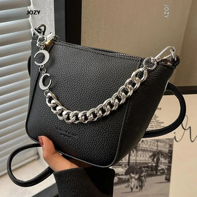 Kryžminiai krepšiai moterims Prabangus dizaineris 2023 m. vasaros mados grandinėlės rankinės Naujos madingos mažos moteriškos piniginės odinės mielos