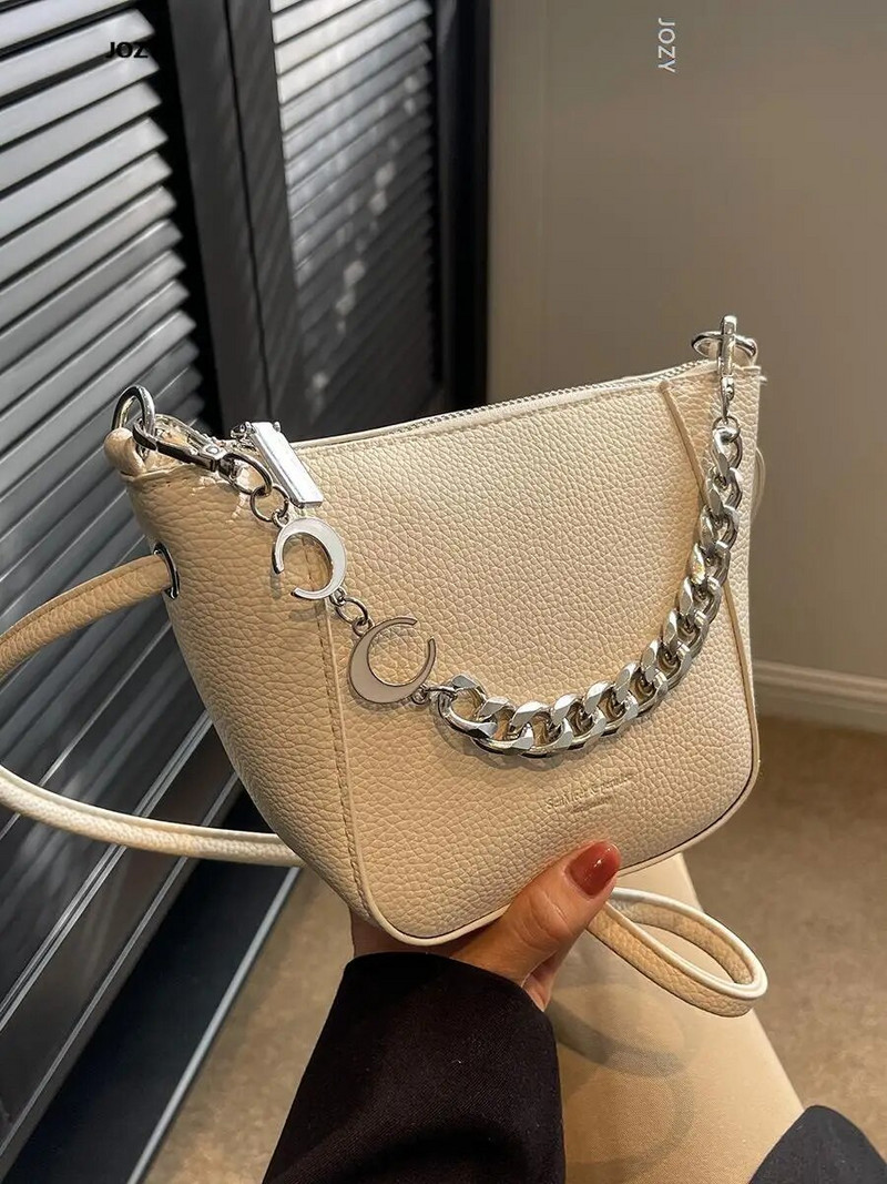 Kryžminiai krepšiai moterims Prabangus dizaineris 2023 m. vasaros mados grandinėlės rankinės Naujos madingos mažos moteriškos piniginės odinės mielos