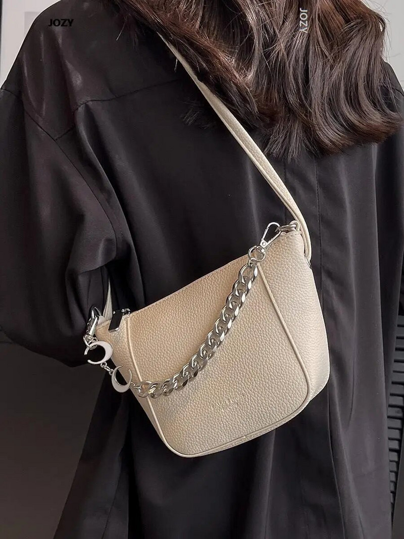 Kryžminiai krepšiai moterims Prabangus dizaineris 2023 m. vasaros mados grandinėlės rankinės Naujos madingos mažos moteriškos piniginės odinės mielos