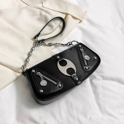 Luksuslik kett, uus õlakott Y2K 2023. aasta suvemood vabaaja kott naistele Nahast tänava trendikas naiste rahakott