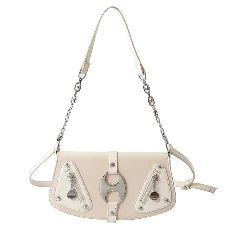 Luksuslik kett, uus õlakott Y2K 2023. aasta suvemood vabaaja kott naistele Nahast tänava trendikas naiste rahakott