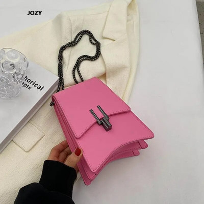 Laisvalaikio mados naujas mobilusis telefonas Mini Crossbody Krepšys Vasarinis Naujas Prabangus Dizainas Grandininis krepšys per petį 2023 Paprasto stiliaus piniginė moterims