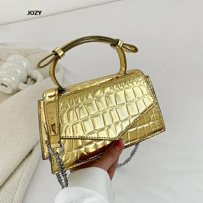 2023 Νέες τσάντες ώμου με αλυσίδα μόδας Σχεδιαστής πολυτελείας για γυναίκες, δερμάτινο χιαστί πολύχρωμο χιαστί πολύχρωμες, καθημερινές τσάντες Y2k