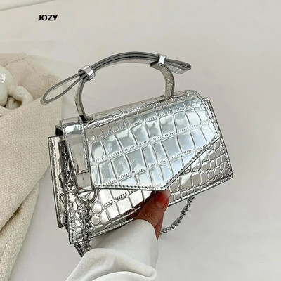 2023 Νέες τσάντες ώμου με αλυσίδα μόδας Σχεδιαστής πολυτελείας για γυναίκες, δερμάτινο χιαστί πολύχρωμο χιαστί πολύχρωμες, καθημερινές τσάντες Y2k