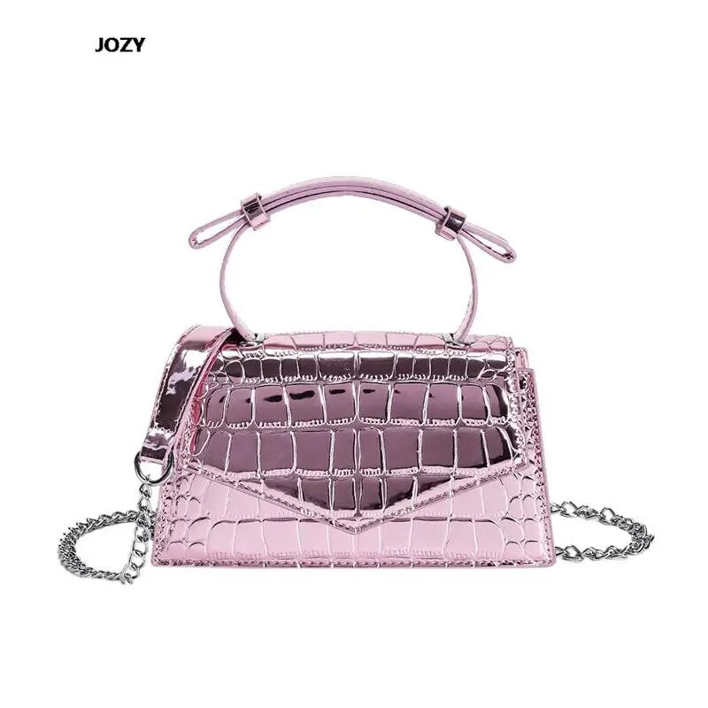 2023 Νέες τσάντες ώμου με αλυσίδα μόδας Σχεδιαστής πολυτελείας για γυναίκες, δερμάτινο χιαστί πολύχρωμο χιαστί πολύχρωμες, καθημερινές τσάντες Y2k