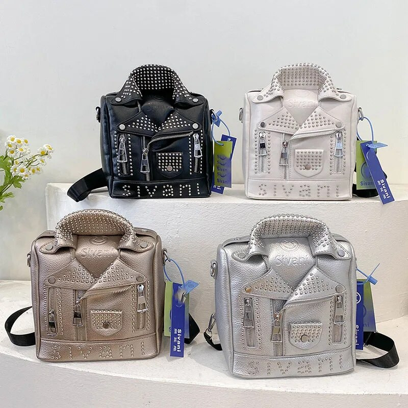 Moodne jakk Disain Õlakotid Need Riided Kuju Naiste Käekott Brändi Disainer Lady Crossbody Bag Luksuslik Väike seljakott