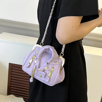 Модно яке Дизайн чанта Crossbody Форма на нитове Дамска чанта Портмоне Маркова дизайнерска дамска чанта за рамо Луксозна дамска чанта