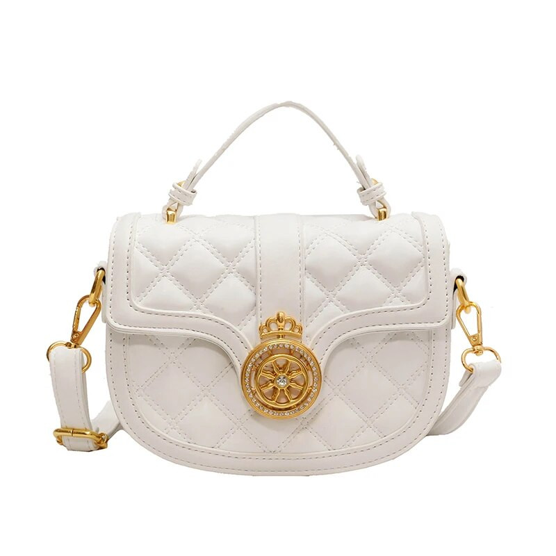 Kvaliteetne mood kett õlakott 2023 uus teemantvõre Luksuslik disainer Sadul Crossbody suvine vabaaja naiste käekott