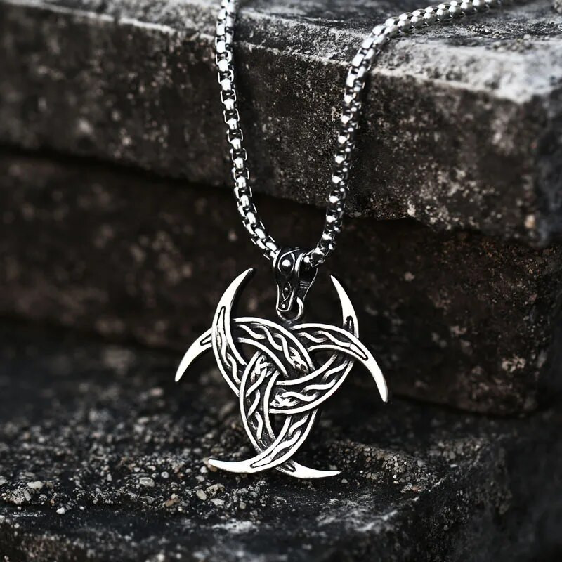 Odino rago kaklo pakabukas vyrų Šiaurės vikingų keltų amuletas karoliai vyriški skandinaviški papuošalai