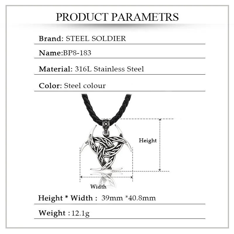 Odino rago kaklo pakabukas vyrų Šiaurės vikingų keltų amuletas karoliai vyriški skandinaviški papuošalai