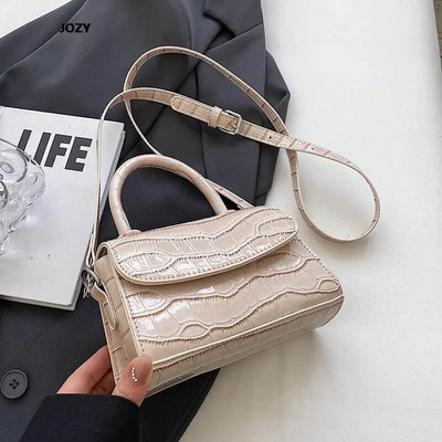 Moterims Laisvalaikis Naujos 2023 m. mažos rankinės Prabangios dizainerio vasaros universalus skersinis krepšys Madingas pečių PU oda, paprastas stilius