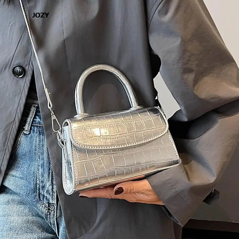 Moterims Laisvalaikis Naujos 2023 m. mažos rankinės Prabangios dizainerio vasaros universalus skersinis krepšys Madingas pečių PU oda, paprastas stilius