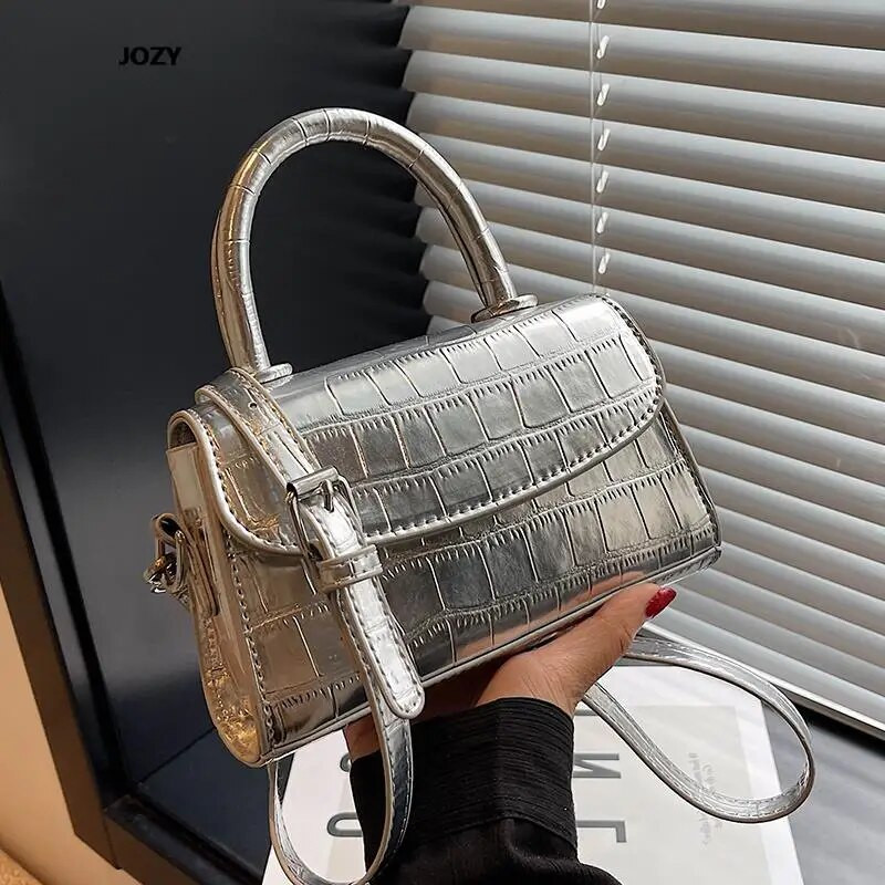 Moterims Laisvalaikis Naujos 2023 m. mažos rankinės Prabangios dizainerio vasaros universalus skersinis krepšys Madingas pečių PU oda, paprastas stilius