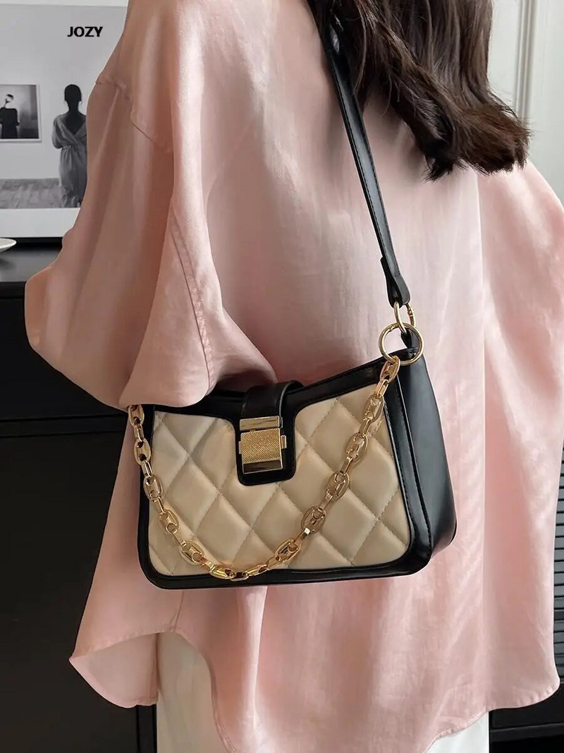 Laisvalaikio mada 2023 m. Naujos madingos moteriškos rankinės ant pečių Klasikinės paprasto stiliaus Crossbody Aukštos kokybės vintažinės moteriškos PU rankinės Veikia