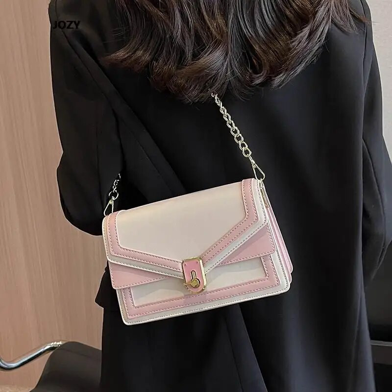 Naistele Moodne mitmekülgne ketikott, uus 2023. aasta kvaliteetne lihtsas stiilis nahast õlakott Luksusliku disainiga naiste käekott