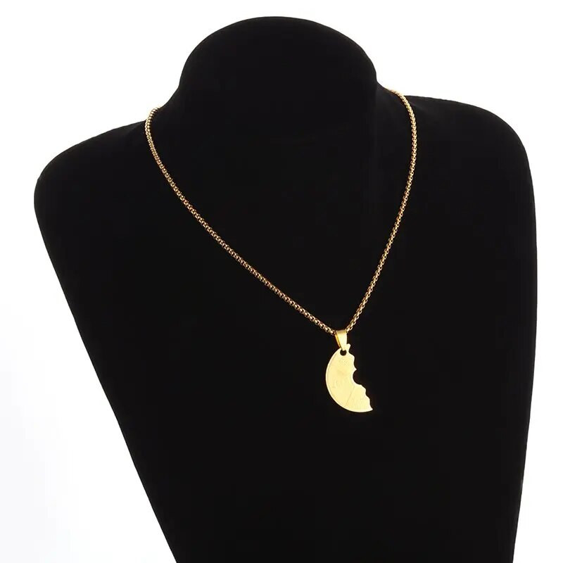 Meeste treeningkangiplaadist titaanist terasest ripats kaelakee, naiste spordivarustus, hantliplaadist paari kaelakee ehted