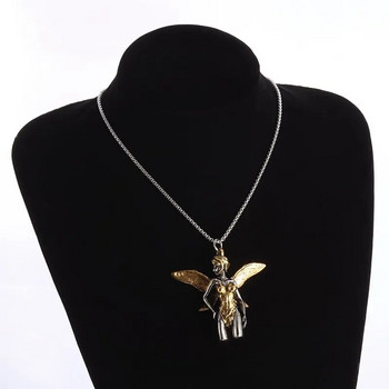 Σέξι μενταγιόν πεταλούδα νεράιδα, επάργυρο κολιέ με φτερά αγγέλου Δώρο γενεθλίων φίλη κοσμήματα