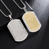 Ayatul Kursi Pühakirja tsirkoonist ripats Jumala Sõnumitooja Koraani kaelakee meestele ja naistele araabia kalligraafia ehted