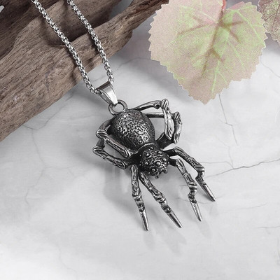 Retro panko gotikos stiliaus dominuojantis metalinis kaukolės kaklo pakabukas vyrams Šaunūs roko gatvės vakarėlio baikerių papuošalai