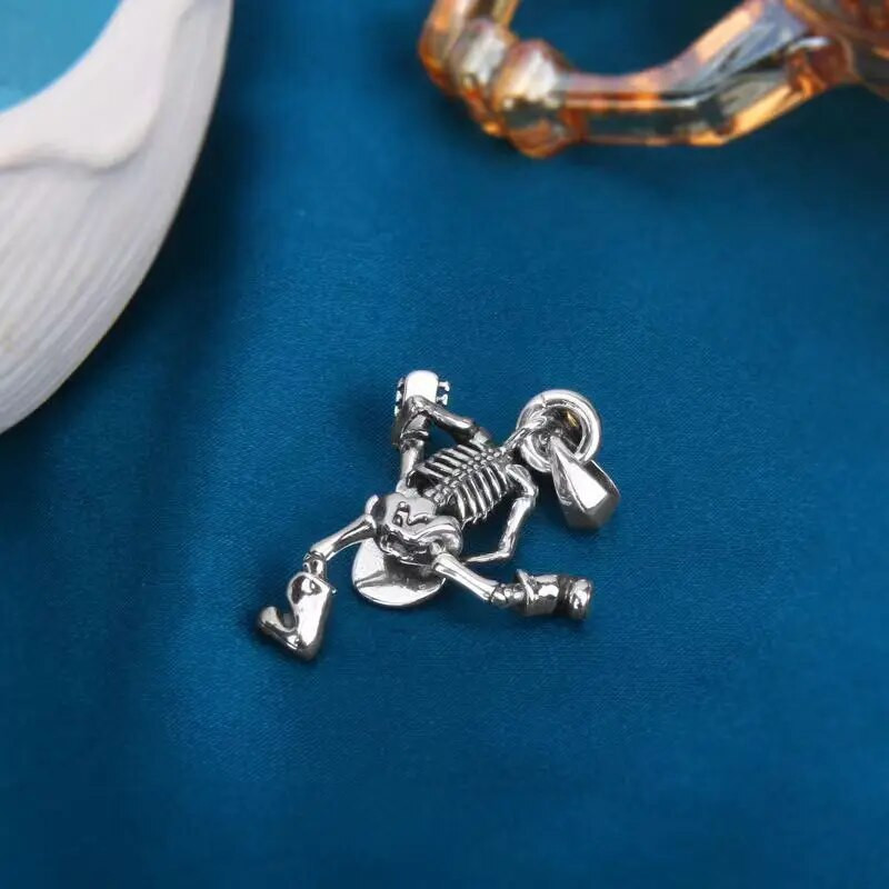 Punk Rock Skull Mängib Kitarri Ripats Kaelakee Meeste Gooti Hip Hop Muusika Räpp Peo Ehted Aksessuaar