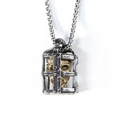 Vintage gooti puur pealuu kõrge kvaliteediga metallist ripats punk bike biker kaelakee meeste hip hop rock Halloween peo ehted kingitused